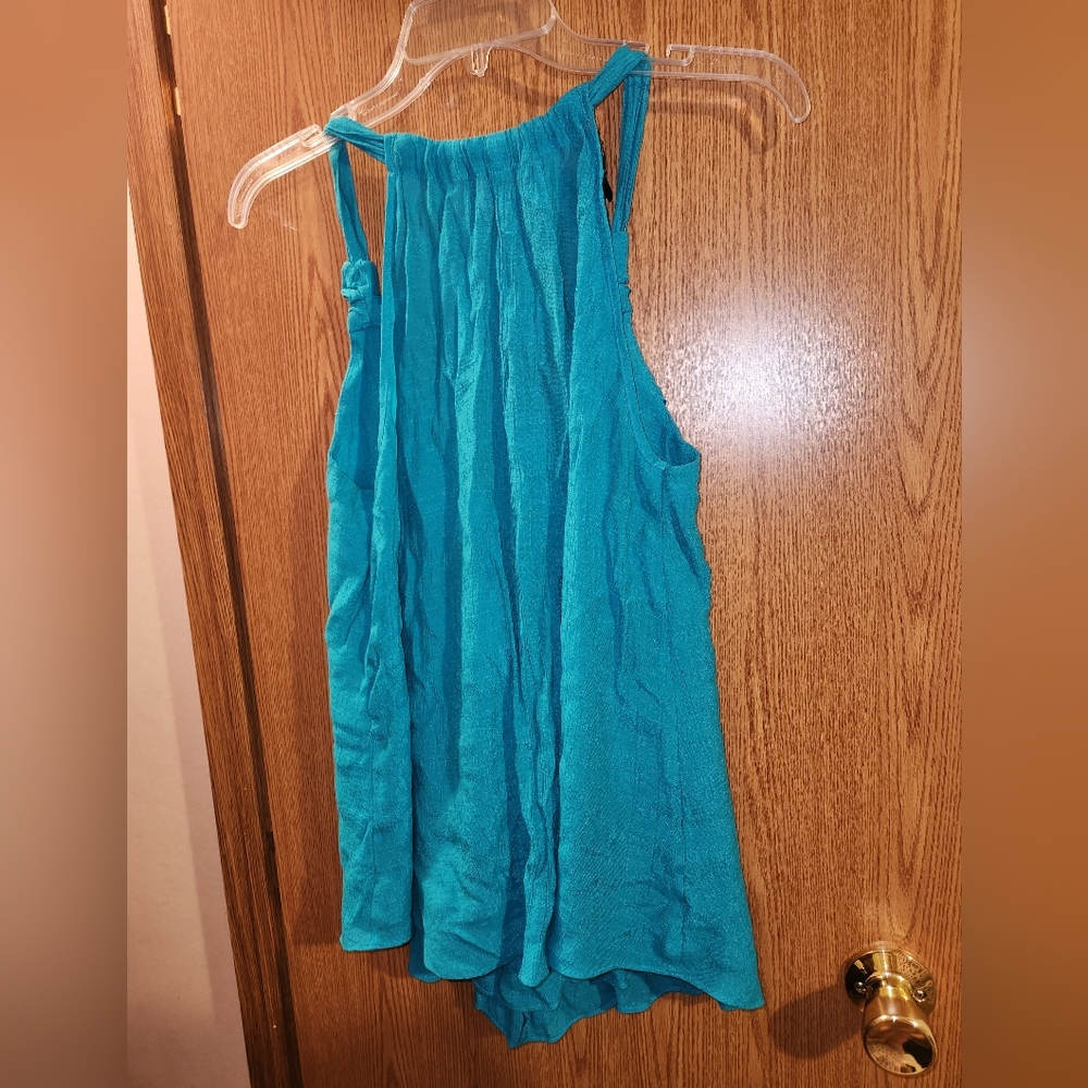 💓3/$15 Iz Byer Women's Blue Dressy Tank Top - Picture 8 of 8